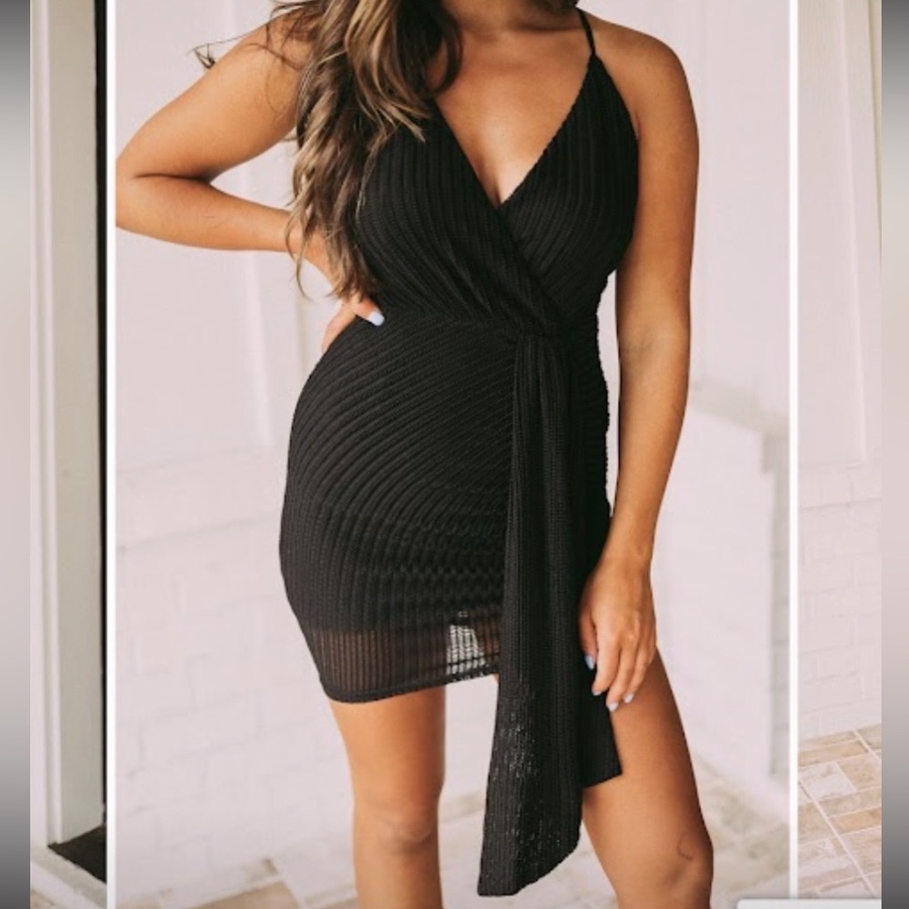 Black mini dress small